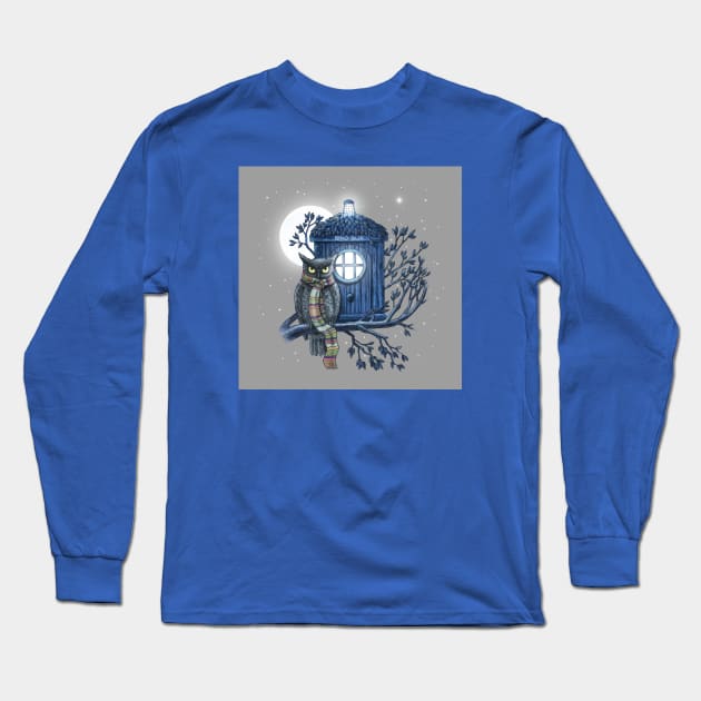 Dr. Hoot Long Sleeve T-Shirt by Terry Fan